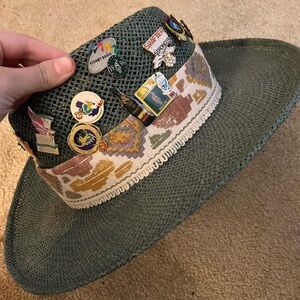 COPY - OLYMPICS GREEN HAT WITH PINS